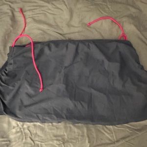 ZeroXposur swim skirt. Size XXL. Gray with pink briefs and drawstrings